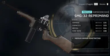 Mauser C96 Carbine to Reprimand (Repatched)