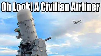 Oh look a civilian airliner (Gat sentry)