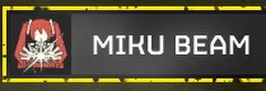 Orbital Laser - Miku Beam Icon and Title