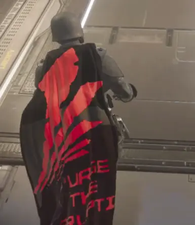 Red Veil cape (Warframe)