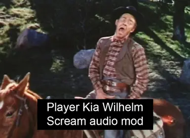 Player Kia Wilhelm Scream audio  mod