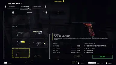 Hino Komuro pistol over PLAS-15 Loyalist
