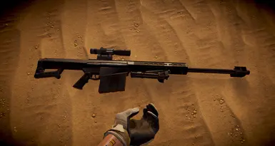 Barrett 50 Cal M107A1 Over APW-1 Anti-Materiel Rifle