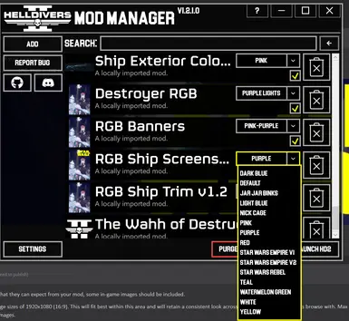 RGN SHIP LOAD ORDER