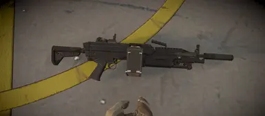 M249 PARA SAW Suppressed