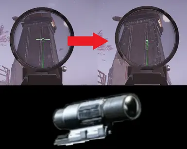 ACOG Reticle for a Green Scope