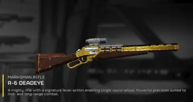 Walnut Wood R-6 Deadeye (LUT edit)