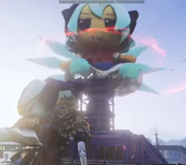 Helldivers 2 Touhou Project Cirno's Supply Backpack and Interference Tower and a rose are optional baka baka baka