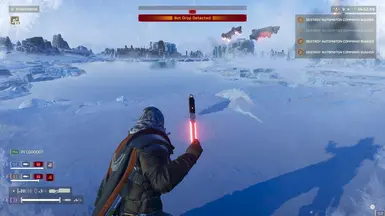 glowing red or yellow throwing knife