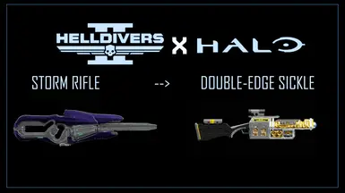 Halo Storm Rifle - Las 17 Double Edge Sickle Replacment