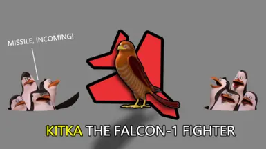 Kitka the Falcon-1 fighter