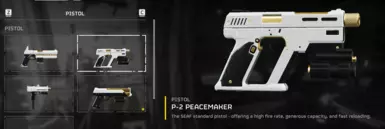 White-Gold Pistols
