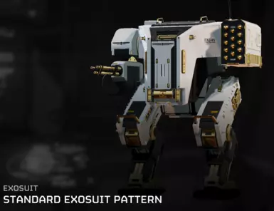 White-Gold Exo-suits