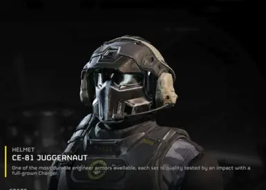 black helm with headphones