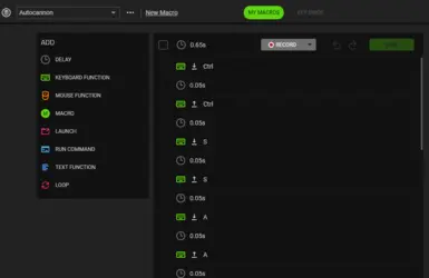 Stratagem Macros for Razer Synapse 4 Devices