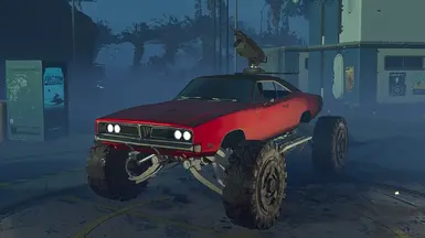 Dodge Charger with Emission light