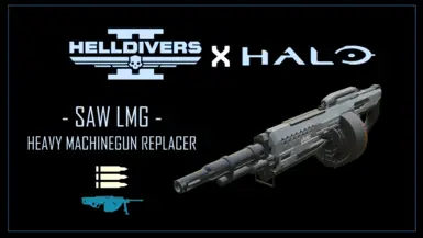 Halo SAW LMG - Heavy Machinegun Replacer