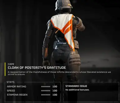 Hood of the Night Sun - Cloak of Posterity's Gratitude