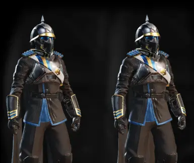 Remove Shoulder Pads from Honorary Guard