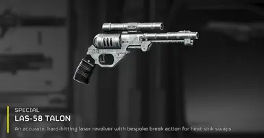 Star Wars DE-10 Blaster to Talon
