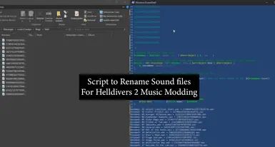 Help to Rename Sound files for Music Modding (Script)