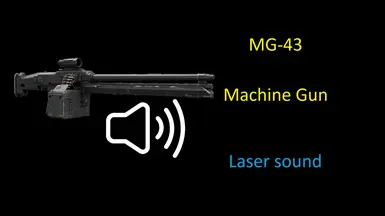 HD2 - MG-43 Machine Gun - Laser SFX