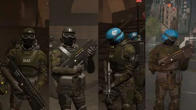 Little Green Men - Geometric Forest Camo texture for SEAF Soldiers