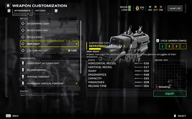 Reprimand Iron Sight v14