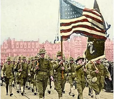 Over There For Flag Raise
