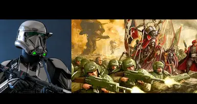Warhammer 40k and Star Wars themed audio and voice replacements