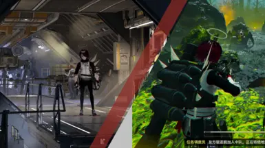 Arknights_Exusiai Model replace DP-40 Democratic Armor