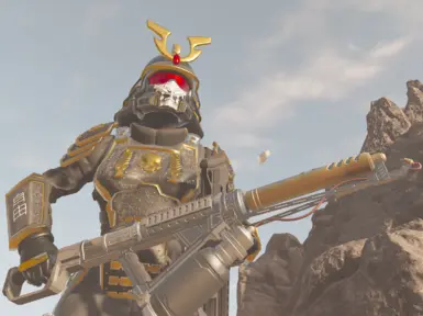 If you know what this helmet is inspired by, you're a real one (Oni, Default Lean)