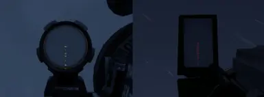 Launcher sights with range lines