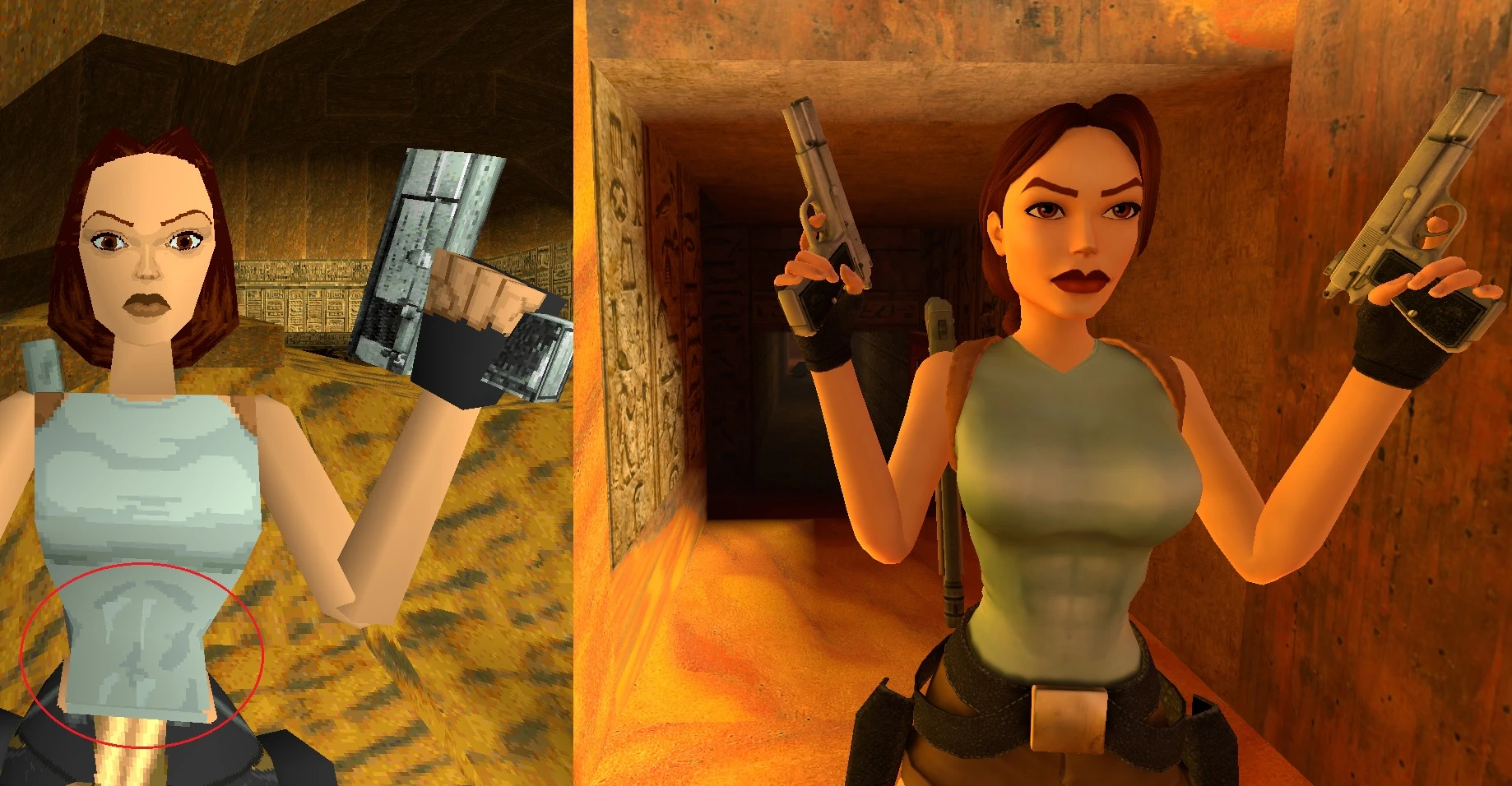 Lara TR1 abs restored at Tomb Raider I-III Remastered Nexus - Mods and ...