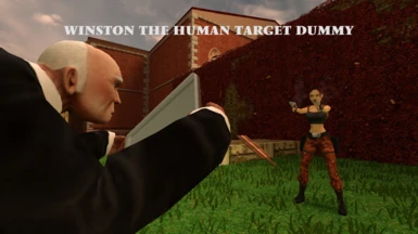 Winston the human target dummy