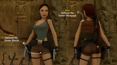 1.4: TR4 FMV Recolor. Works with every other outfit included in this pack.