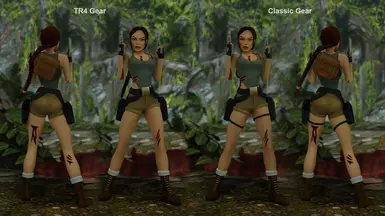 1.4: Bloody Lara in her TR4 Attire. Both in TR4 and Classic gear.