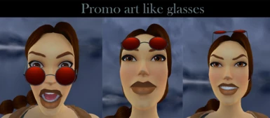 Promo art like glasses