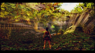 Visuals adapted for Tomb Raider 3. (Cinema2)