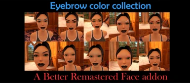 Eyebrow color collection - A BRF addon
