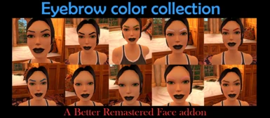 Eyebrow color collection - A BRF addon