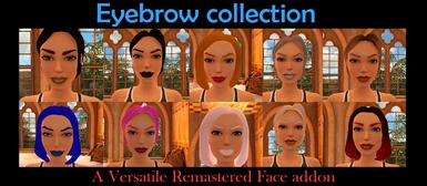 Eyebrow color collection - A VRF addon