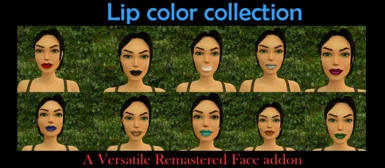 Lip color collection - A VRF addon
