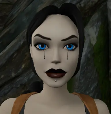 Tomb Raider -  Legend - Biker (Goth) Makeup and Hair