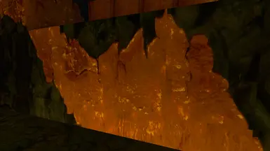 Shining Gold Texture in Furnace of The Gods