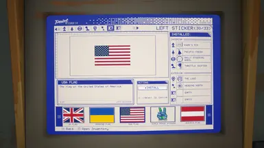 Country Flag stickers - Group I and Group II