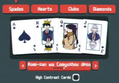 Komi Can't Play Balatro