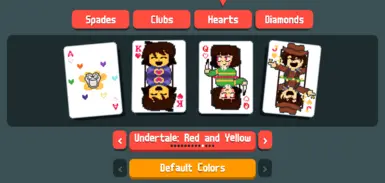 UT Red and Yellow Face Cards