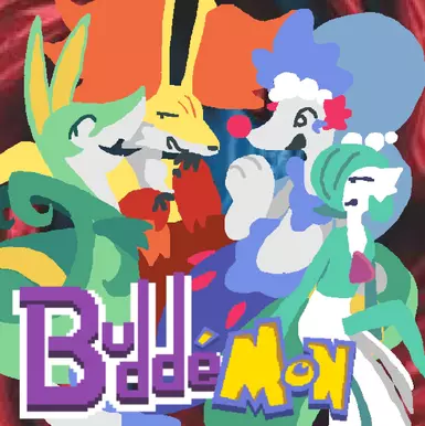BuddeMon Pokemon face set for Serperior Primarina Gardevoir and Delphox Lines