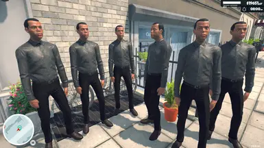 The uniform is black and grey